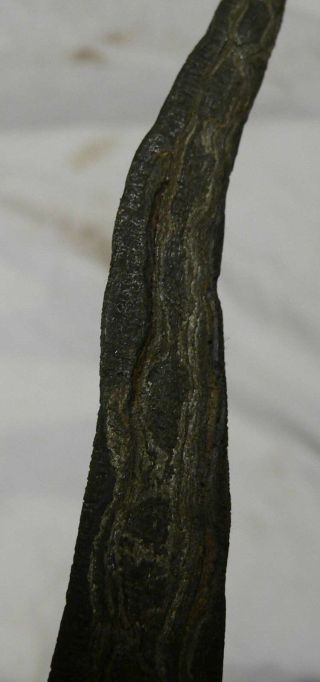 3 luk Pamor Tombak - spear head Keris amulet arrow point magic weapon Indonesia 8