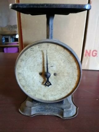 Vintage Columbia Family Scale 24lb By Ounces