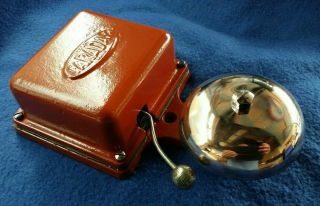 Antique Vintage Faraday Electric Door Fire Alarm Butler Bell Low Volts