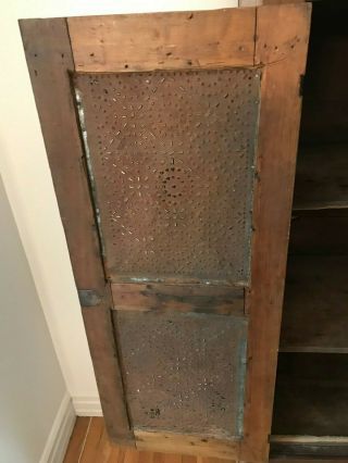 Antique pine double door pie safe.  Ca 1890 4