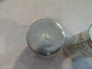 Gorgeous 1900 84 russian silver 2 beakers art nouveau st 192g 6,  77oz 10