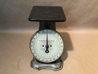 Vtg Columbia Family Scale Landers,  Frary & Clark,  Britain,  Ct Usa 24 Lbs
