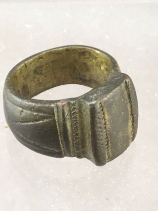 African Bronze Tribal Ring