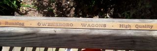 Antique Yardstick OWENSBORO WAGON COMPANY KY 11