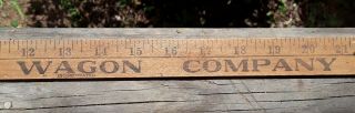 Antique Yardstick OWENSBORO WAGON COMPANY KY 4