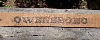 Antique Yardstick OWENSBORO WAGON COMPANY KY 9