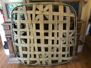 Antique Tennessee Tobacco Basket Handmade Barn Kept 2