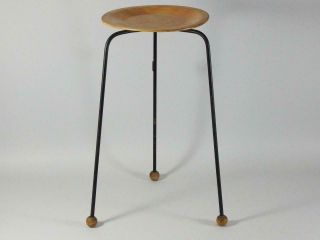 Tony Paul Mid Century Wooden / Metal Modern 18 1/4 " Stacking Chair