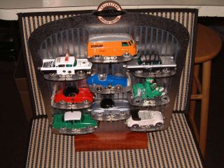 Vintage Nos Schuco Micro - Racers 9 In All With Display From Early 1990 