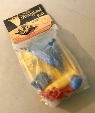 Ideal 1953 Rare Pirate Ship Disneyland Raft Mickey Mouse Package