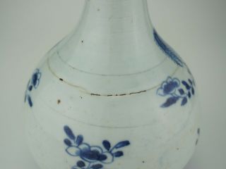 Antique Chinese Blue and White Porcelain Garlic Mouth Goblet Vase 18thC QIANLONG 9