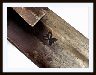Antique Medieval Crusader Knight Style Sword Copper Inlaid Blade,  German English 2