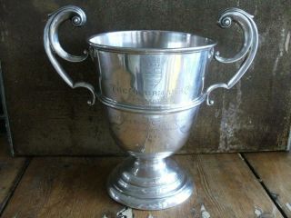 Large Solid Silver Trophy Cup Birmingham 1920