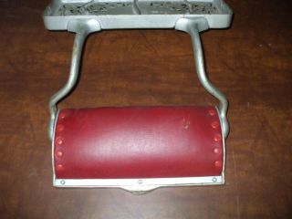 VINTAGE/ANTIQUE KOKEN BARBER CHAIR FOOTREST W/BRACKETS 4