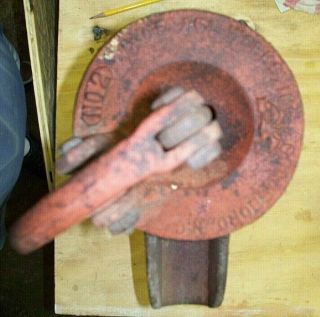Antique Cast Iron Hand Water Pump,  old well pumpGOLDSBORO,  N.  C.  Wayne AGL Work s 4