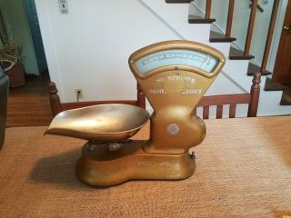 Antique Toledo Candy Scale 3 Lbs Country Store No Springs