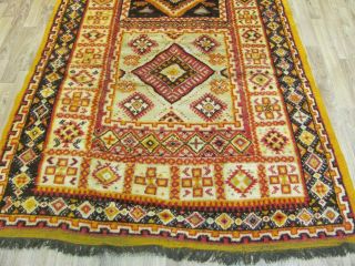 A SPLENDID OLD HANDMADE MOROCCAN ORIENTAL RUG (252 x 126 cm) 10