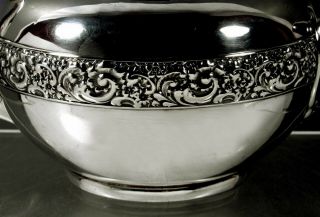 Tiffany Sterling Tea Set c1881 Persian Manner - No Mono 6