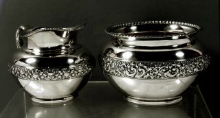 Tiffany Sterling Tea Set c1881 Persian Manner - No Mono 9