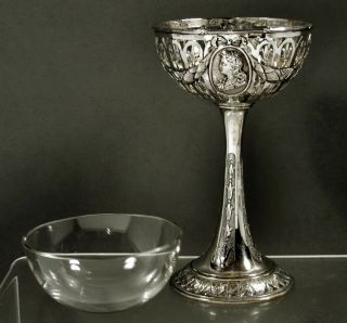 German Silver Cups (4) c1890 Signed - Neoclassical 7