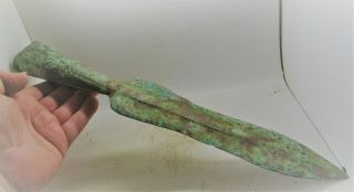 Museum Quality Ancient Near Eastern Bronze Sacrificial Object Authentic 31cm