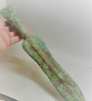 MUSEUM QUALITY ANCIENT NEAR EASTERN BRONZE SACRIFICIAL OBJECT AUTHENTIC 31CM 2