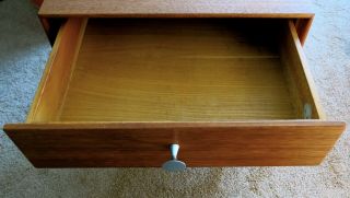 George Nelson for Herman Miller Teak Thin Edge Side Table or Nightstand - 1960 ' s 6