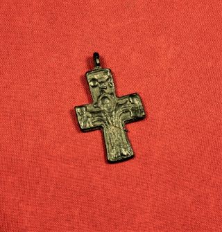 Fine Medieval Byzantine Crucifix Cross Pendant,  10.  Century