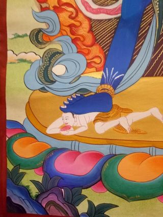 Rare MasterPiece Handpainted Tibetan Chakrasamvara thangka Painting Chinese 6