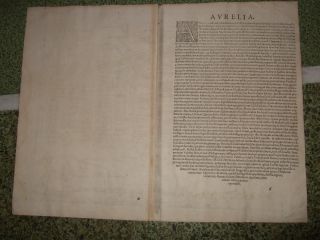 1581,  XL - BRAUN,  HOGENBERG,  MAP,  ORLEANS[AURELIA],  LOIRE,  FRANCE,  FRANKREICH,  FRANCIA 5