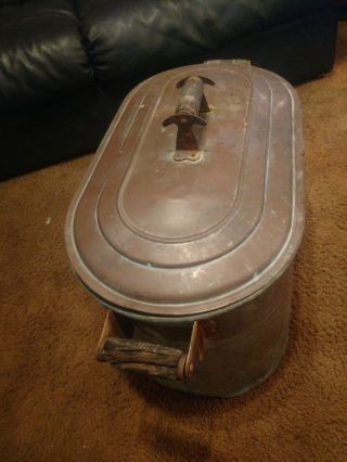 Antique All Copper Boiler With Copper Lid