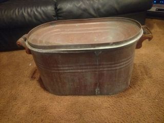 Antique All Copper Boiler with Copper Lid 6