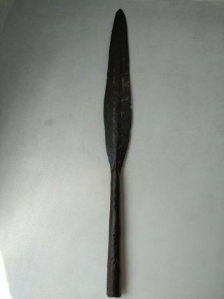 Roman Era Iron Spear Head 31 Cm