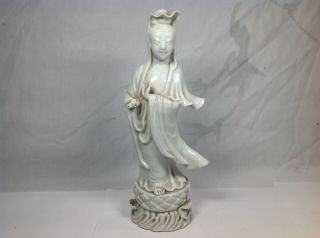 19 Th Chinese Dehua Figure Of Guanyin