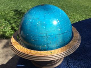Rare Vintage Crams Celestial Globe 16” Including Stand.