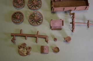 Marx Wagon Train Playset Ox Wagon 2