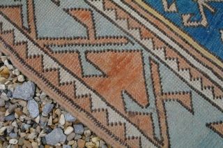 Antique Caucasian Wool Rug 6.  5 ' Tribal Geometric Phoenix Motifs H/Weave 20s Chic 5