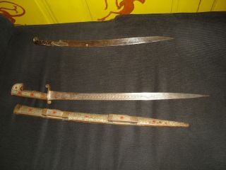 2 Islamic Swords/ottoman/berber/yatagan/flissa/berbere/oriental/islamique