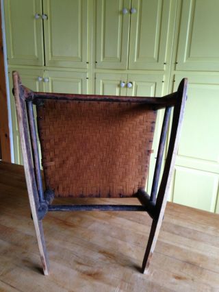 Antique Child ' s SHAKER 0 Rocking Chair Primitive with Arms 9