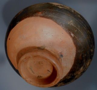 Fine Ancient Greece Greek Apulian Blackware Pottery Pedestal Bowl ca.  350 B.  C. 12