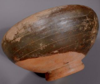 Fine Ancient Greece Greek Apulian Blackware Pottery Pedestal Bowl ca.  350 B.  C. 7