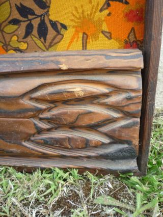 Vintage 1960s WITCO Tahitian Lovers Wood Wall Hanging Modern Art Tiki Bar Decor 9