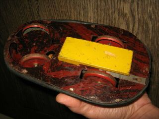 VINTAGE 1930 ' s LINDSTROM SKEETER BUG TIN LITHO WIND UP BUMPER CAR TOY COMPLETE 11