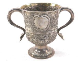 Antique 18th Century Georgian Sterling Silver Loving Cup London 1772 John King