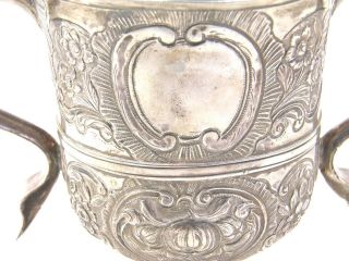 Antique 18th century Georgian sterling silver loving cup London 1772 John King 3