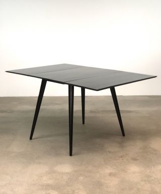 Paul McCobb | Planner Group Drop Leaf Black Dining Table | Mid Century 3