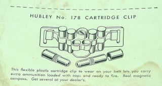 Hubley Colt 45 & Ammo Clip 9