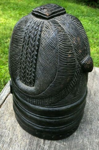 MENDE SOWEI MASK Helmet SANDE SOCIETY INITIATION CEREMONY,  AFRICAN ART 3