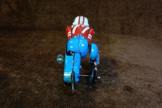 50s Linemar Touchdown Pete Vintage Tin Wind up Toy Japan 6