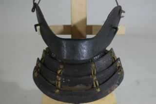 TETSU SABIJI HANPO (mask) of YOROI (armor) : EDO : 7.  1 × 6.  5 × 3 